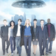 Illustration for article titled Alan Tudyk Leads The Human Resistance Against Ridiculous Alien Cleavage, In New V Stills